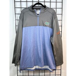 Champion Royal Florida Gators Gameday Quarter-Zip Jacket Mens XL Blue Collegiate